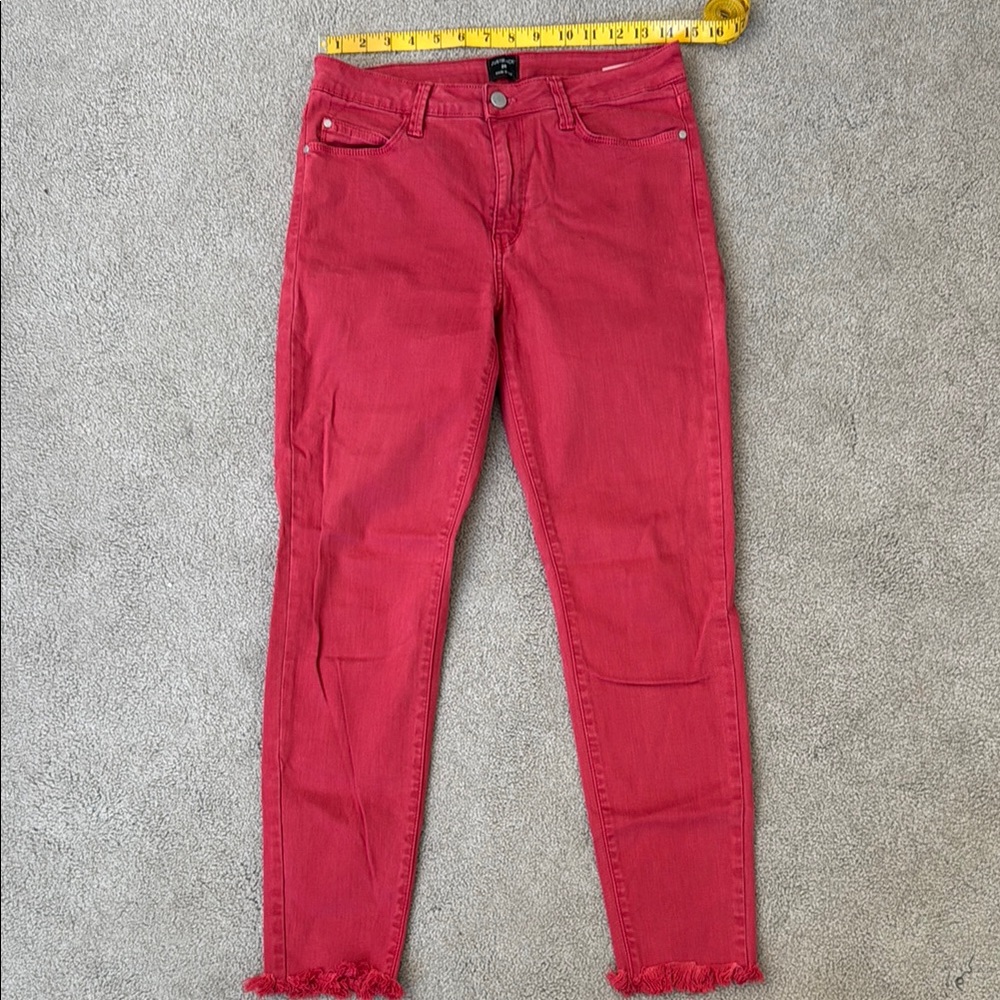 Just Black Skinny Jeans - Red